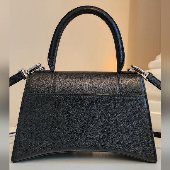 Balenciaga Hourglass Small Top Handle Crossbody Calf Leather Black bag - Picture 7 of 16